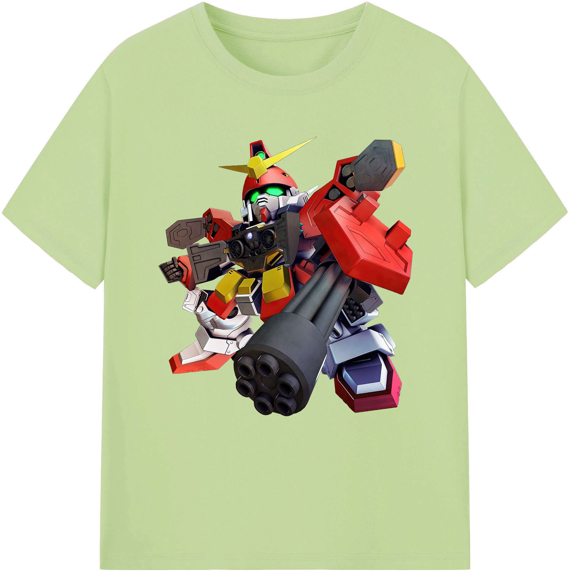 （画像用） 機動戦士ガンダム Mobile Suit Gundam 綿100％半袖Tシャツ（フロントプリント）